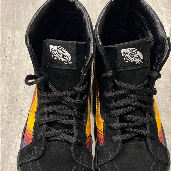 VANS Sk8-Hi Refract Black + Multicolor Skate Sneakers Men’s 4.5 Women’s 6 - Picture 9 of 10